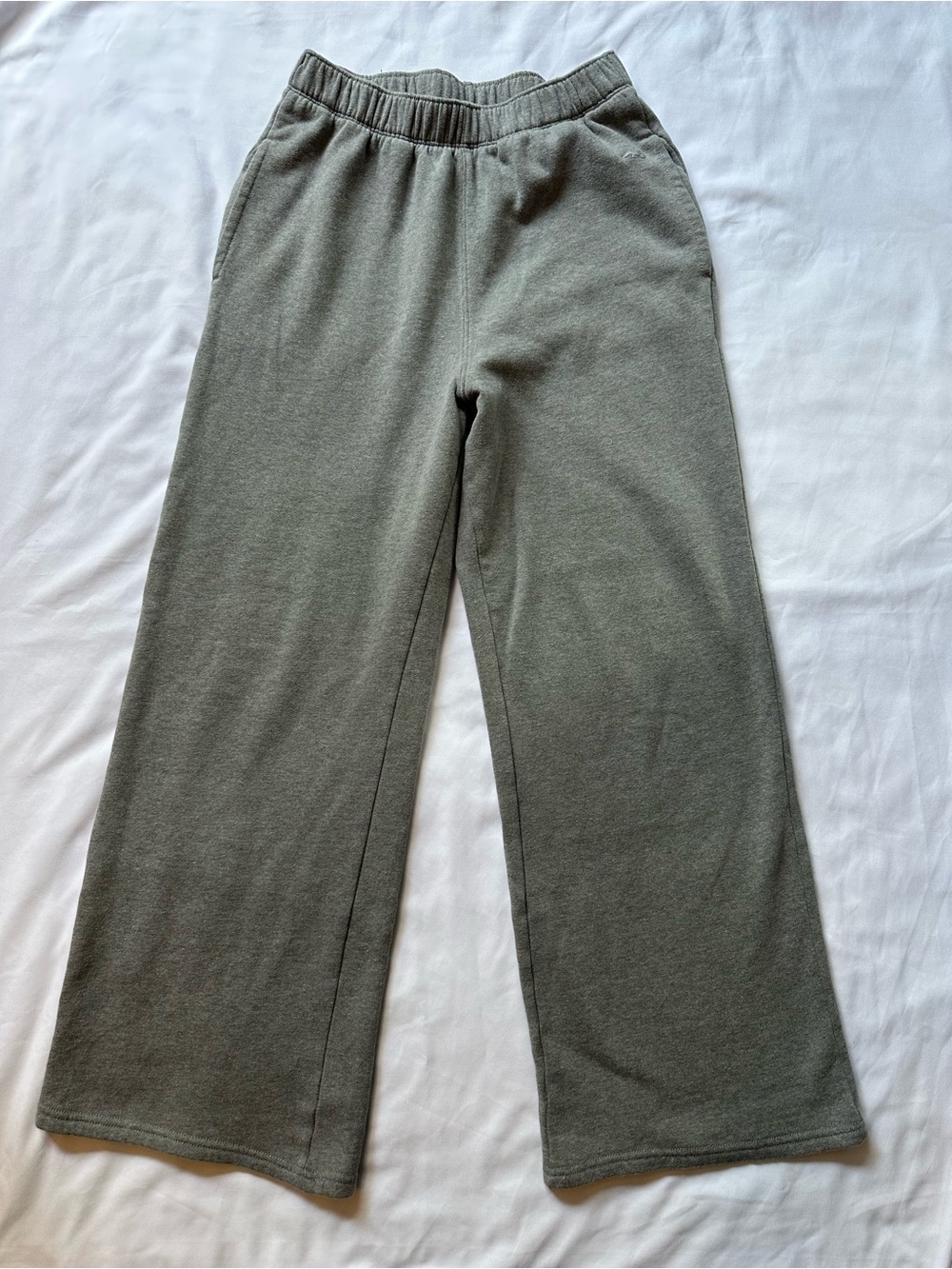 Hollister Grey Wide-Leg Sweatpants